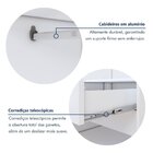 Guarda-roupa 6 Portas 5 Gavetas Com Espelho Áries Branco