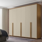 Guarda-roupa 6 Portas 5 Gavetas Estrela Cinamomo/off White –