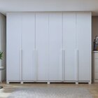 Guarda-roupa 6 Portas 6 Gavetas 100% Mdf Detroid Com Pés