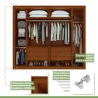 Guarda-roupa 6 Portas 6 Gavetas 100% Mdf Imperatore
