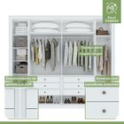 Guarda-roupa 6 Portas 6 Gavetas 100% Mdf Imperatore