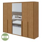 Guarda-roupa 6 Portas 6 Gavetas 100% Mdf Imperatore Com Espel