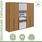 Guarda-roupa 6 Portas 6 Gavetas 100% Mdf Imperatore Com Espel