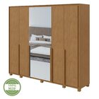 Guarda-roupa 6 Portas 6 Gavetas 100% Mdf Imperatore Com Espel