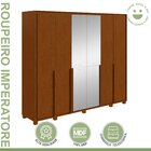 Guarda-roupa 6 Portas 6 Gavetas 100% Mdf Imperatore Com Espel