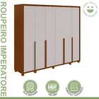 Guarda-roupa 6 Portas 6 Gavetas 100% Mdf Imperatore Com Pés