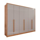 Guarda-roupa 6 Portas 6 Gavetas Anápolis 100% Mdf Cinamomo/of