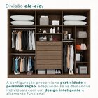 Guarda-roupa 6 Portas 6 Gavetas Anápolis 100% Mdf New Canion
