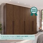 Guarda-roupa 6 Portas 6 Gavetas Anápolis 100% Mdf New Canion