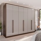 Guarda-roupa 6 Portas 6 Gavetas Anápolis 100% Mdf New Canion/