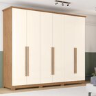 Guarda-roupa 6 Portas 6 Gavetas Benjamin Espresso Móveis Natu