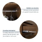 Guarda-roupa 6 Portas 6 Gavetas Com Espelho Luka Malbec