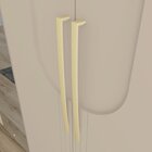 Guarda-roupa 6 Portas 6 Gavetas Com Espelho Magnus Duna/crist