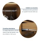 Guarda-roupa 6 Portas 6 Gavetas Floripa Carvalho Americano/gr