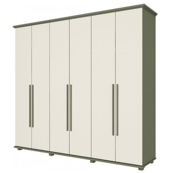 Guarda Roupa 6 Portas 6 Gavetas Henn Elenco