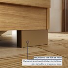 Guarda-roupa 6 Portas 6 Gavetas Luka Carvalho/grafite