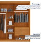 Guarda Roupa 6 Portas 6 Gavetas México Cinamomo/off White