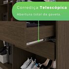 Guarda-roupa 6 Portas 6 Gavetas Potenza Cacau