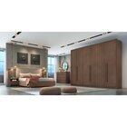 Guarda Roupa 6 Portas 6 Gavetas Reno Novo Horizonte Cacau