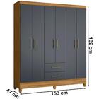 Guarda Roupa 6 Portas 9533 Moval