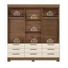 Guarda-roupa 6 Portas 9 Gavetas Com Espelho Mdp Colombo Jatob