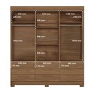 Guarda-roupa 6 Portas 9 Gavetas Mdp Colombo Jatoba