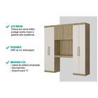 Guarda Roupa 6 Portas  Porto 836 Noce - Carraro