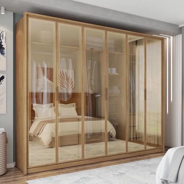 Guarda Roupa 6 Portas Almada Buriti