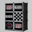 Guarda Roupa 6 Portas Black Armário Modular Carros Organizado