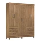 Guarda Roupa 6 Portas C/ Pés Amêndola Touch 64400