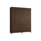 Guarda Roupa 6 Portas C/ Pés Amêndola Touch 64400