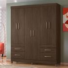 Guarda Roupa 6 Portas Candy Amendola