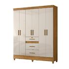 Guarda Roupa 6 Portas Canyon Freijo Off White