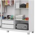 Guarda Roupa 6 Portas Carioca Móveis Branco