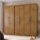 Guarda Roupa 6 Portas Casal 4 Gavetas Freijó 600097 Araplac