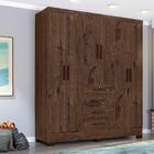 Guarda Roupa 6 Portas Casal Jacarandá New Primordial Zanzini