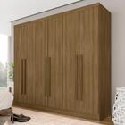 Guarda Roupa 6 Portas Casal Mayra Boreal - Móveis Arapongas