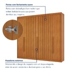Guarda Roupa 6 Portas Com 4 Portas Ripadas 8 Gavetas Grécia C