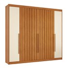 Guarda Roupa 6 Portas Com 4 Portas Ripadas 8 Gavetas Grécia C