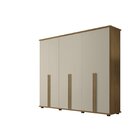 Guarda-roupa 6 Portas Com 5 Gavetas Internas 1 Com Divisória