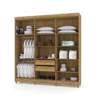 Guarda Roupa 6 Portas Com Espelho Audi Nature