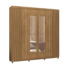 Guarda Roupa 6 Portas Com Espelho Audi Nature Brisa