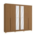 Guarda-roupa 6 Portas Com Espelhos E Pés Canela