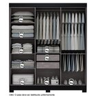 Guarda Roupa 6 Portas Com Pés Paris Espresso Móveis Niquel