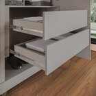 Guarda-roupa 6 Portas De Giro Puxador 100% Mdf Newton  Cinza/