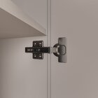 Guarda-roupa 6 Portas De Giro Puxador 100% Mdf Newton  Cinza/