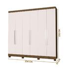 Guarda Roupa 6 Portas Detroit Jequitibá Off White J&a