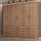 Guarda-roupa 6 Portas E 12 Gavetas New Mônaco Demolicao