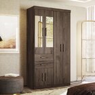 Guarda Roupa 6 Portas E 2 Gavetas Com Espelhos Verona