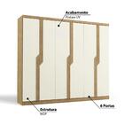 Guarda Roupa 6 Portas E 3 Gavetas G549 Kappesberg - Freijó/o